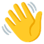 Waving hand